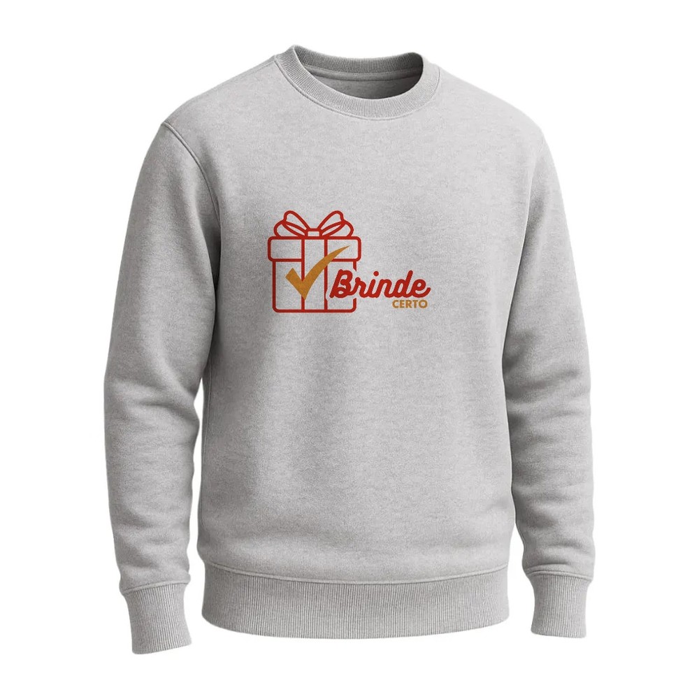 Moletom Careca Personalizado com a marca da sua empresa