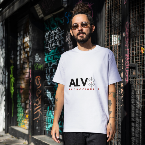 Camiseta Manga Curta Personalizada com logo da empresa
