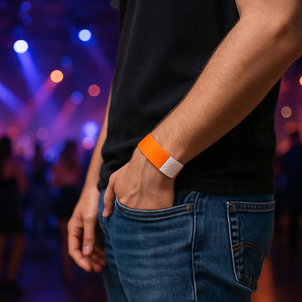 Kit 100 Pulseiras Personalizadas para Eventos com logo da empresa
