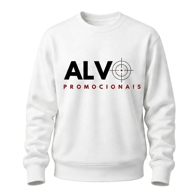 Moletom Careca Personalizado com logo da empresa