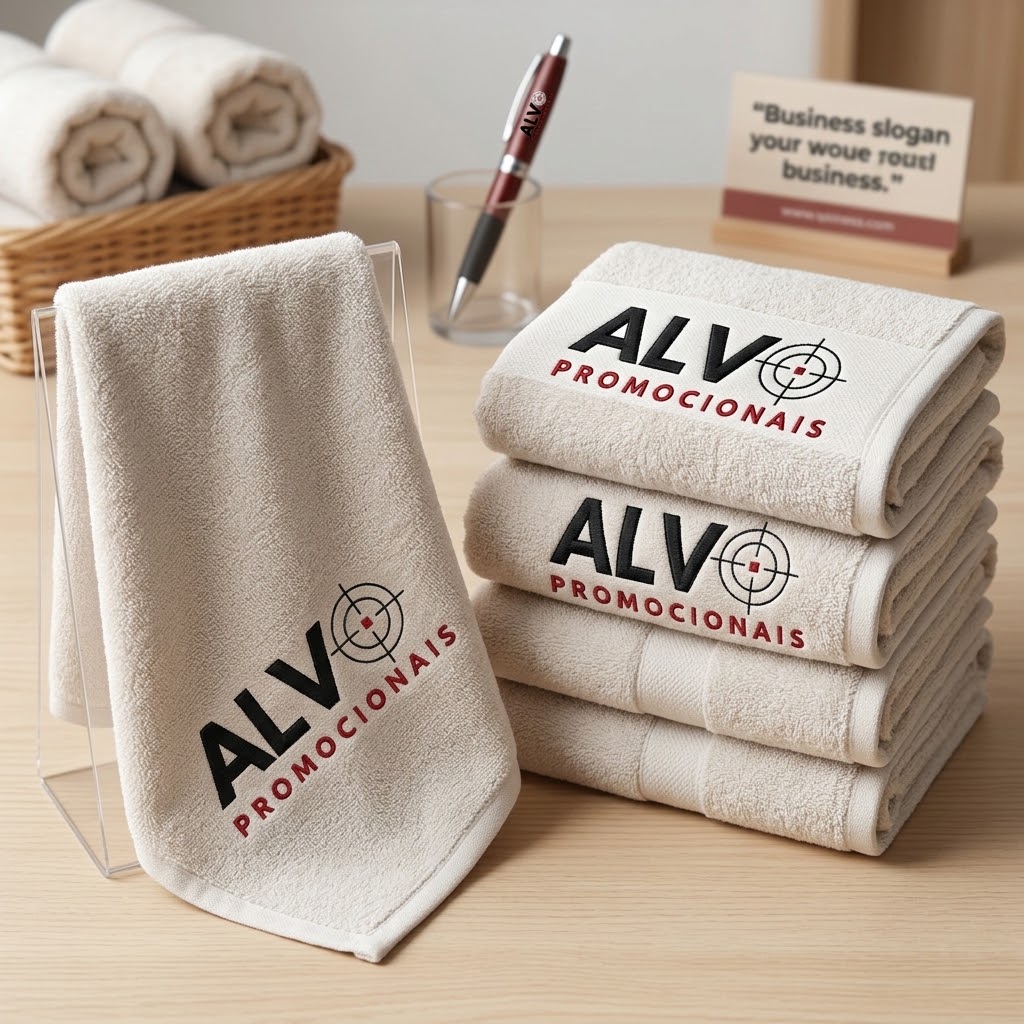 Toalhinhas Personalizadas com logo da empresa