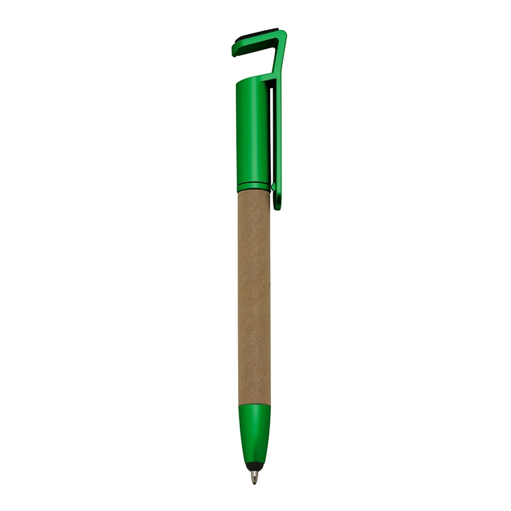 Caneta Ecológica Base para Celular Personalizada com logo da empresa