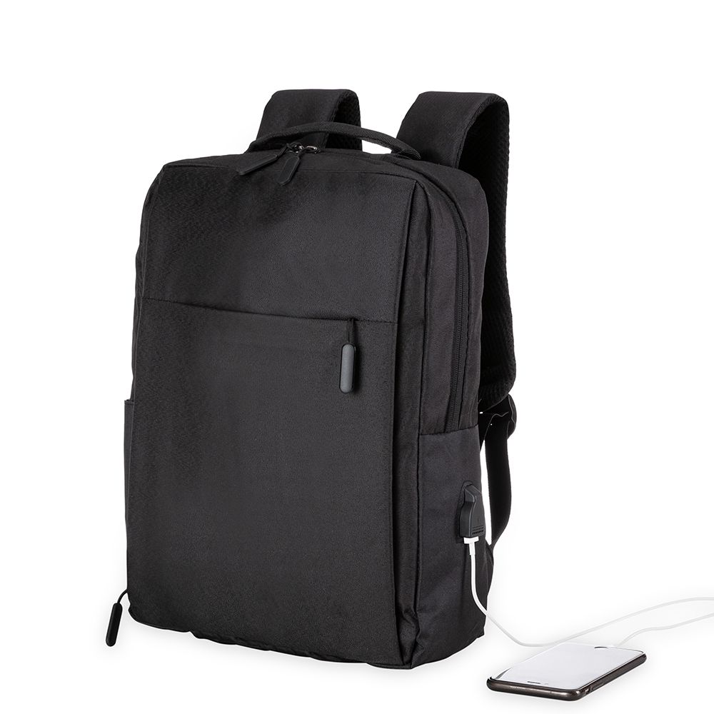 Mochila de Nylon USB 20 L Personalizada com logo da empresa