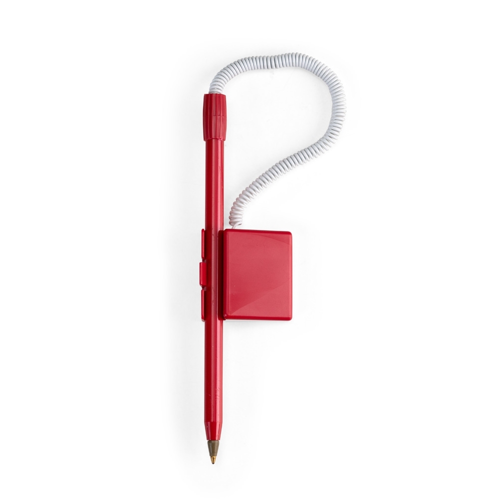 Caneta Balcão Plástica Personalizada com logo da empresa